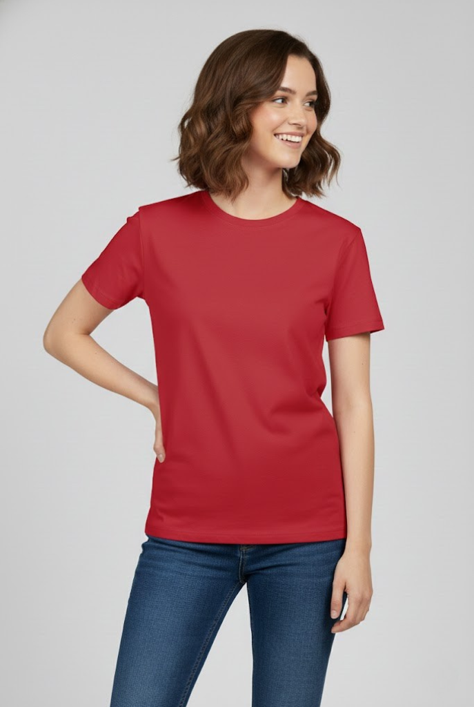 Women Red T-Shirt