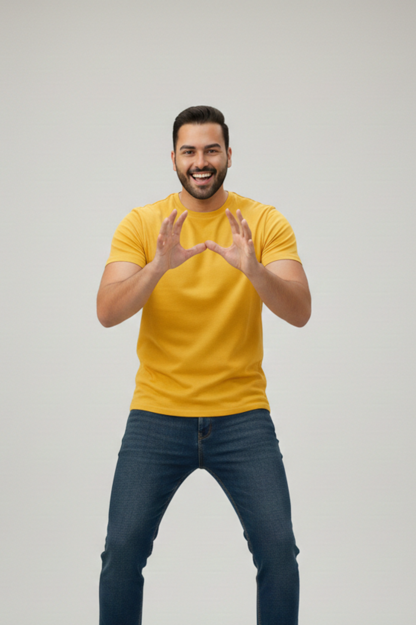 Men's Yellow T-Shirt