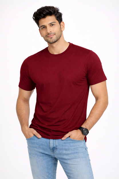 Men's Maroon T-Shirt