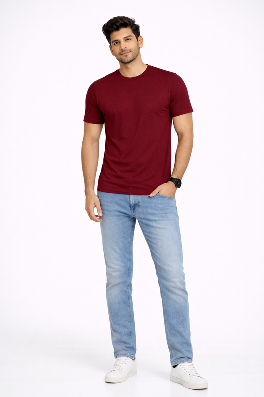 Men's Maroon T-Shirt