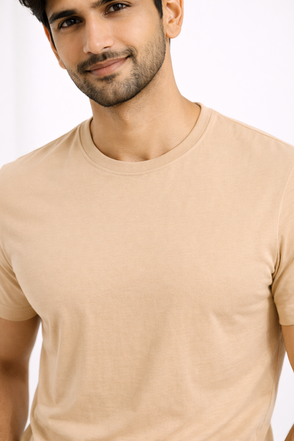 Men's Beige T-Shirt