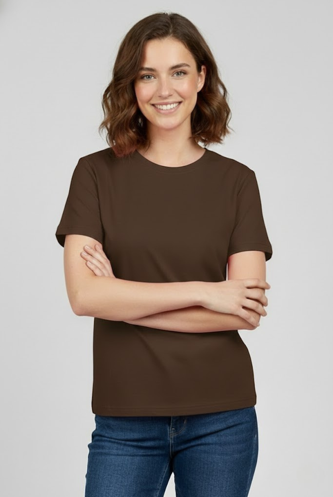 Women Brown T-Shirt