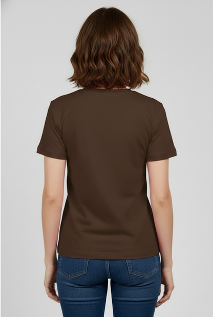 Women Brown T-Shirt