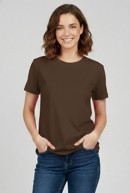 Women Brown T-Shirt