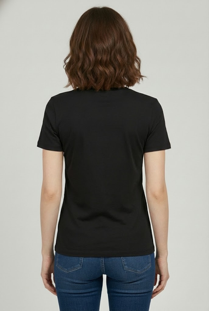 Women Black T-Shirt