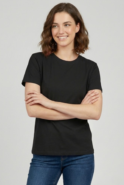 Women Black T-Shirt