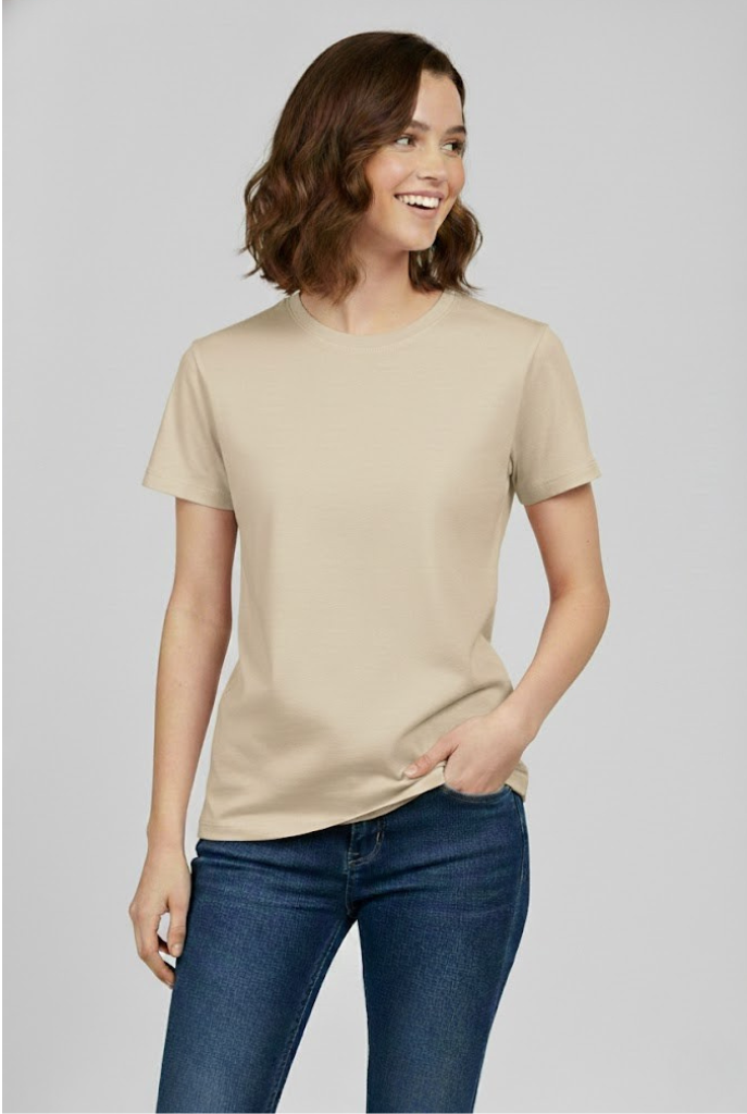 Women Beige T-Shirt