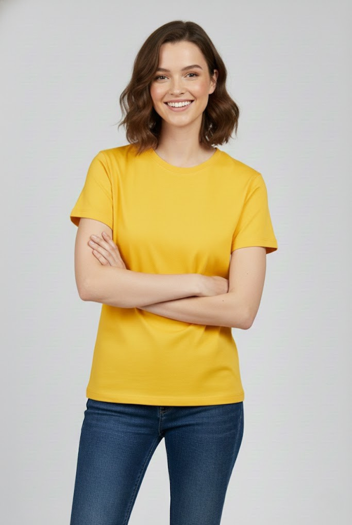 Women Yellow T-Shirt