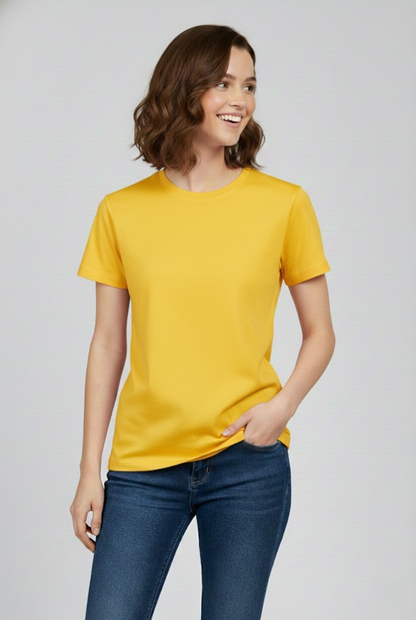 Women Yellow T-Shirt