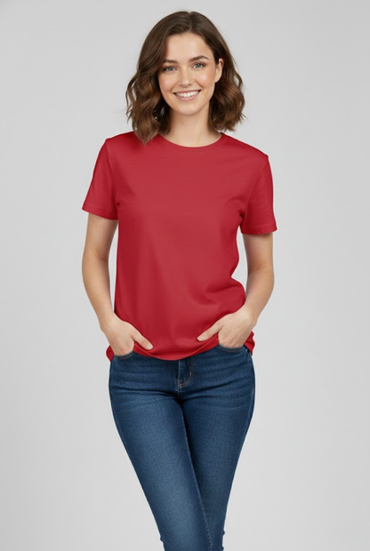 Women Red T-Shirt