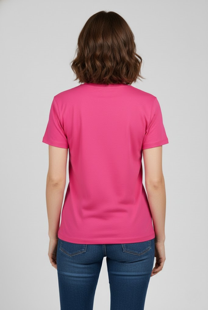 Women Dark Pink T-Shirt