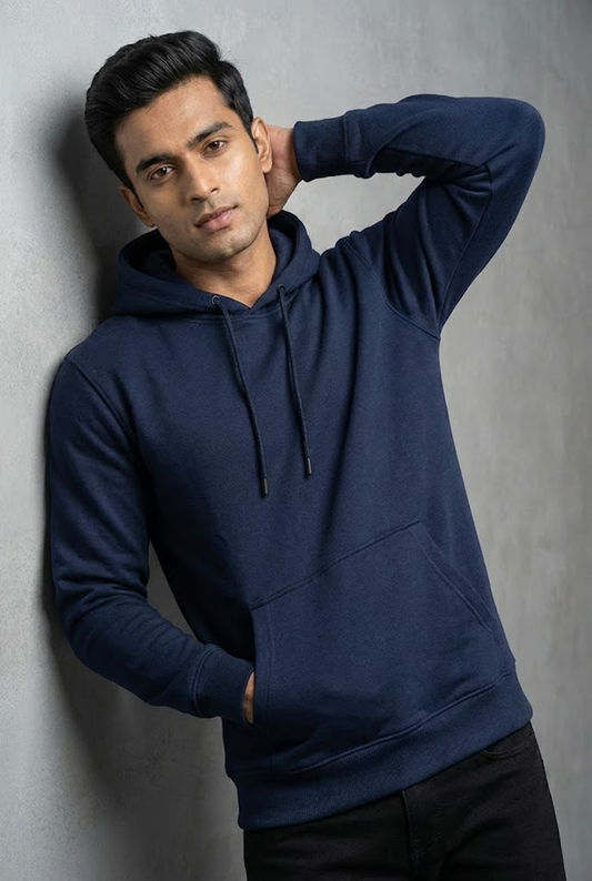 Navy Men Hoodie