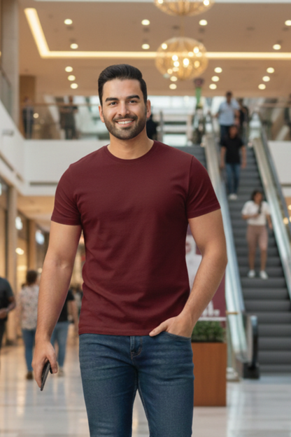 Men's Maroon T-Shirt