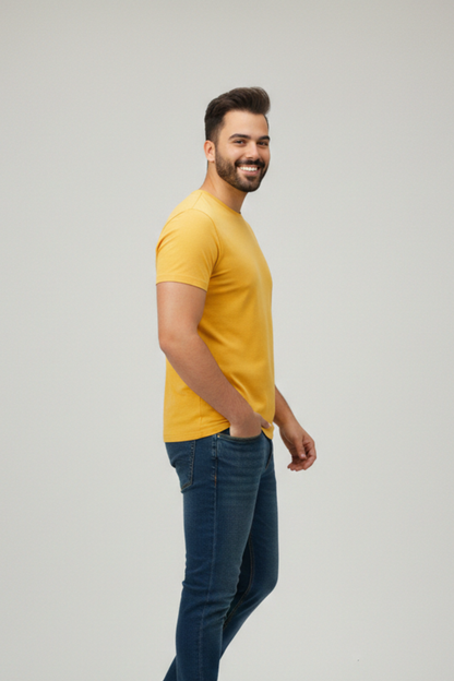 Men's Yellow T-Shirt