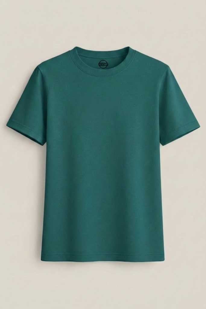 Women Peacock Green T-Shirt